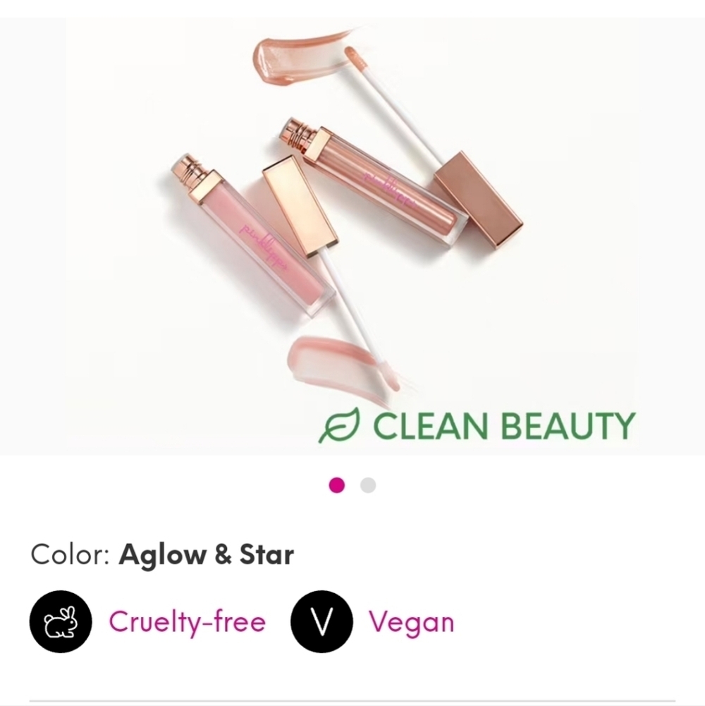 Pink Lipps Lip Gloss Duo color Aglow/Star 3.5 ml x 2